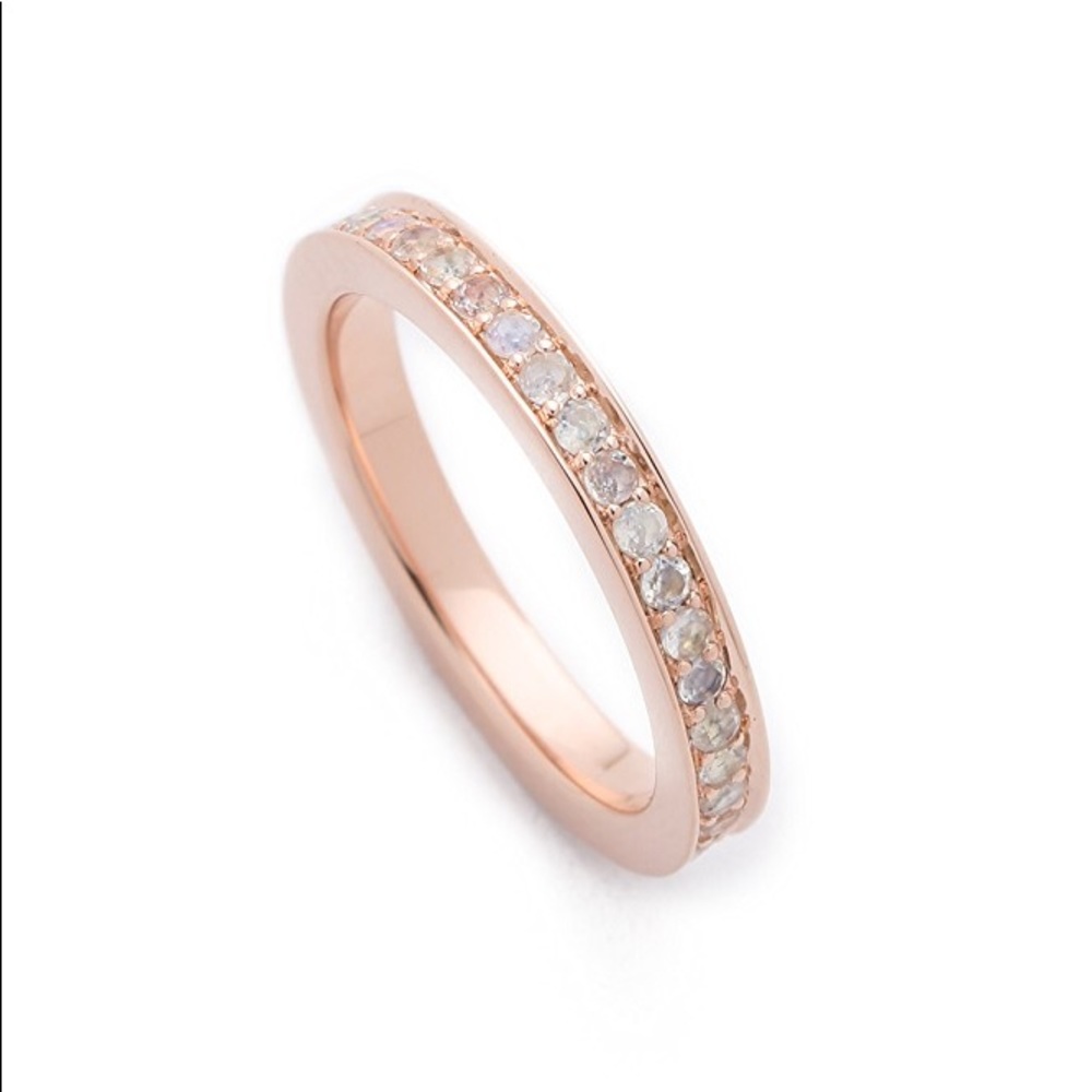 Astley Clarke rose gold moonstone eternity ring 6